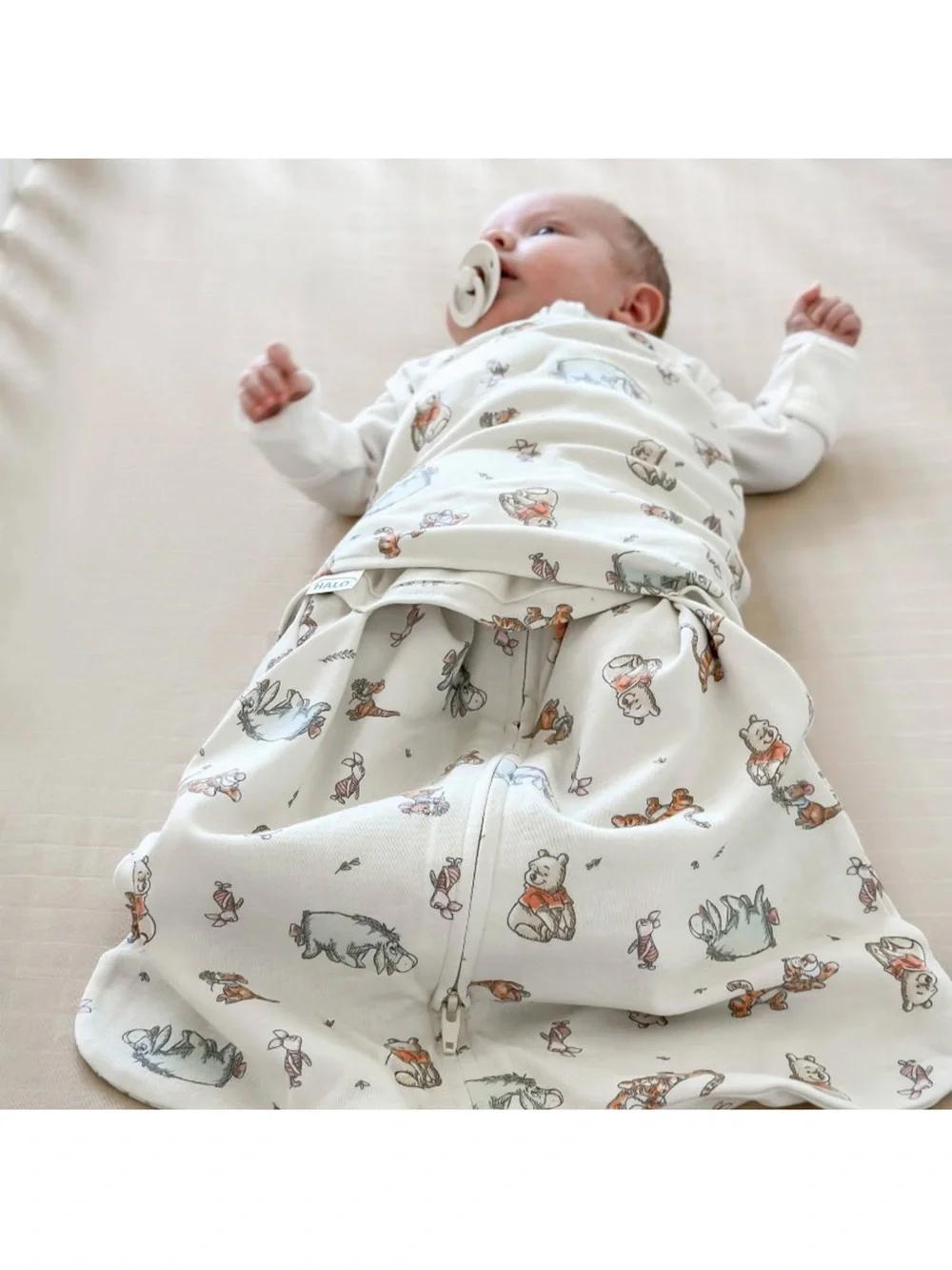HALO Cream Winnie the Pooh Pattern Sleep Sack
